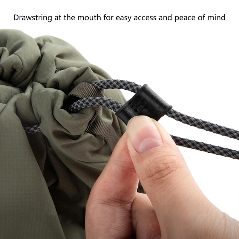 Camera Bag Camera Case Drawstring Soft Camera Bag with Adjustable Strap Vintage DSLR Lens Case Gadget for Travel
