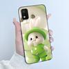Casing For ITEL A17 / ITEL A18 Case Luxury Cute Love Rabbit Funny Soft Silicone Black TPU Back Cover For ITELA17 A 18 Phone Case
