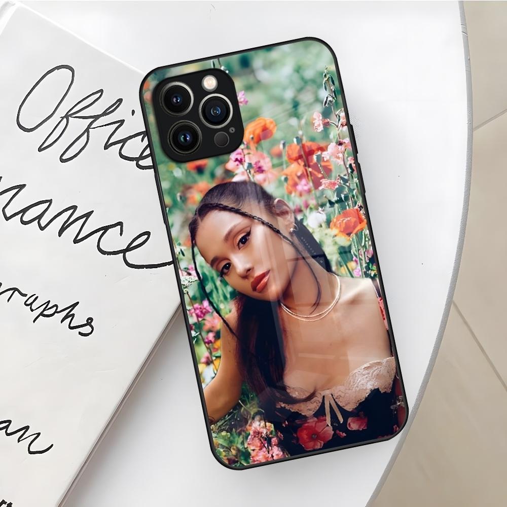 A-Ariana Grandes Phone Case for Iphone 17 16 Air 15 14 12 11 13 Pro Max Mini X Xr Xs Se Puls Glass Cover