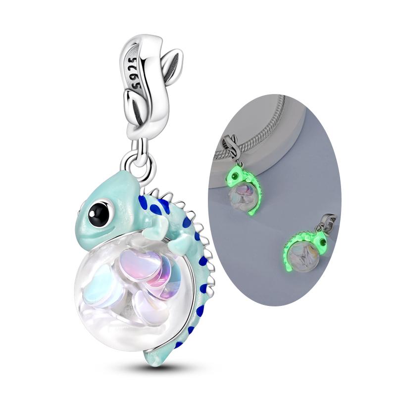 New Charms Pendant 925 Silver Sweet Bear Sun Moon Eyes Charms Beads Fit Bracelet Bangle Necklace For Women Jewelry Gift