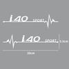 2pcs Car Side Window Decor Vinyl Pvc Decal Car Accessories For Hyundai Elantra Accent Tucson Sonata GDI Ix35 I30 I20 Azera Ix20 pp39