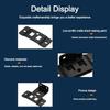 4Pcs L Shaped Cabinet Corner Code Metal Two in One Insert Modern Fixing Buckle  Hardware Accessories