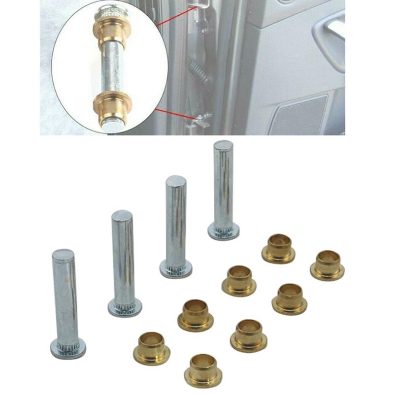 Car Door Hinge Pins Bushing Repair Assembly Kit High Strength Corrosion-Resistant For 97-05 Navara
