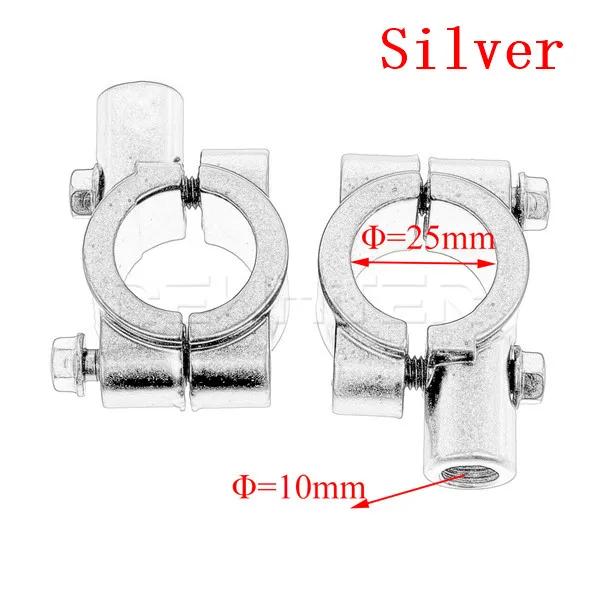 Motorcycle Rear View Mirrors Mount Clamp 2PCS 22mm 25mm Handlebar 8mm 10mm Thread Universal Rear Mirror Holder Adapter Bracket