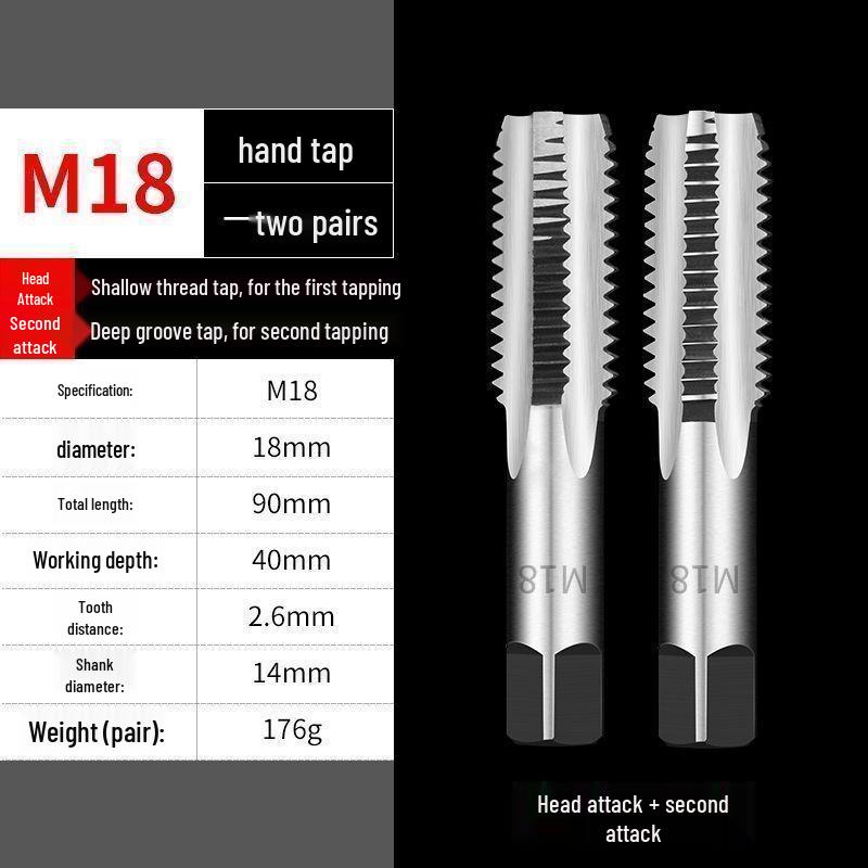 LD Multifunktionales Gewindeschneid- und Schneideisen-Set mit manuellem Windeisen