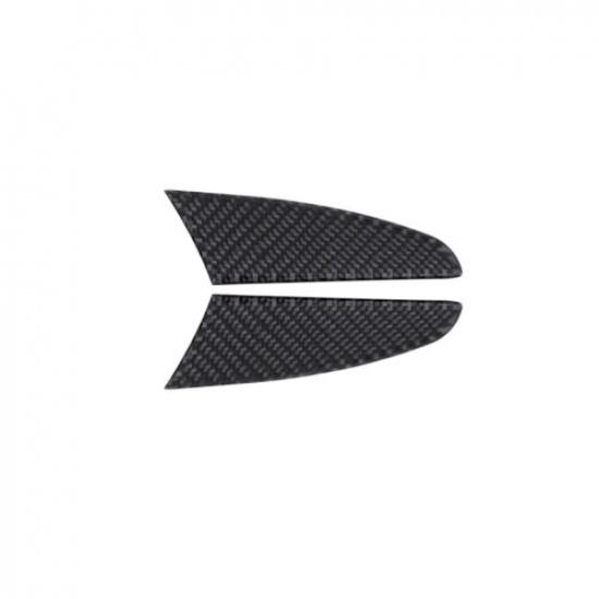 2Pcs Carbon Fiber Door Handle Bowl Cover Trim For Porsche 718 Boxster Cayman