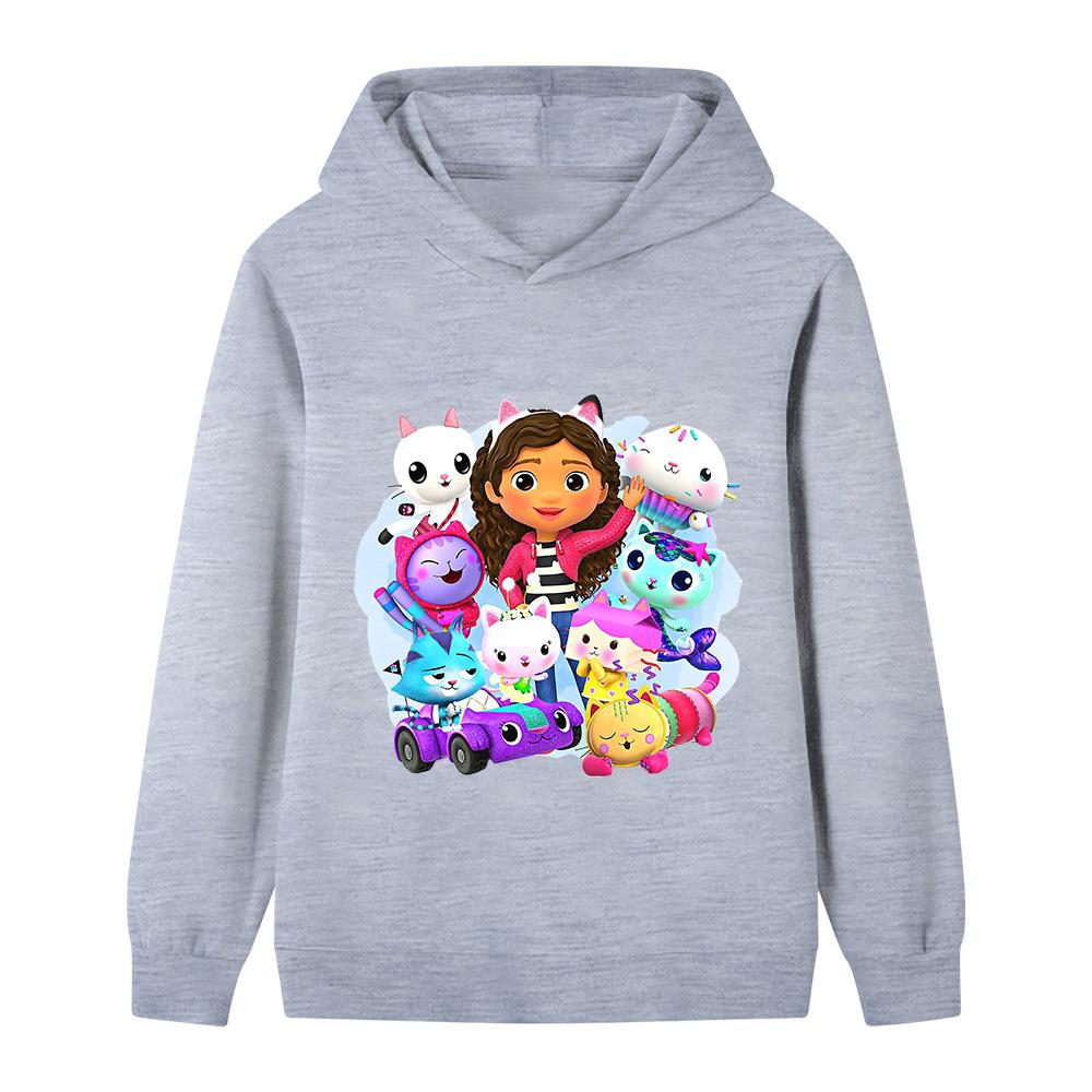 Fashionable and Cute Cartoon-patterned Hoodies for Boys and Girls, Warm Autumn and Winter Tops, Comfortable and Versatile