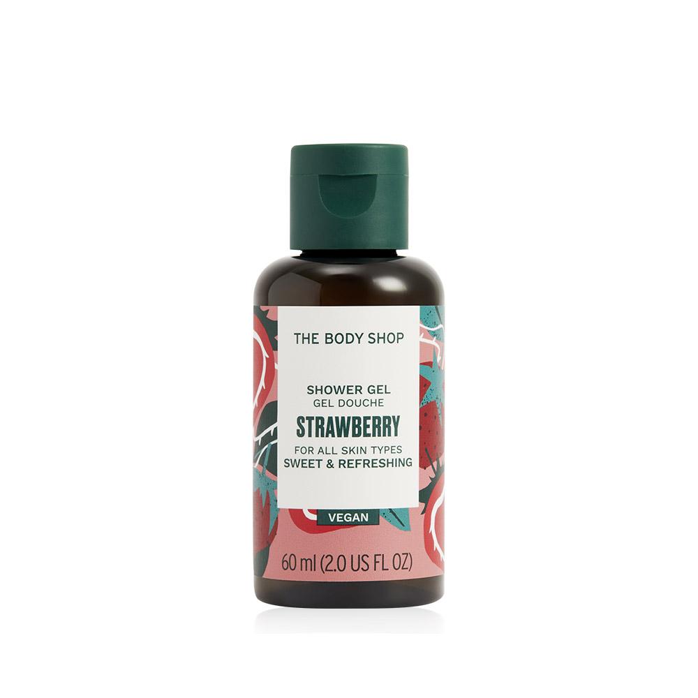 [The Body Shop] Дорожный Мини Гель для душа Клубника 60 мл