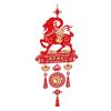 With Tassel Zodiac Goat Hanging Ornaments Flocking Spring Festival Pendants  Home