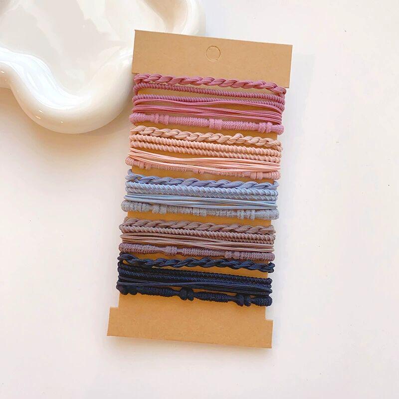 Elegant Elastic Headband & Ponytail Hair Tie Bracelet Set