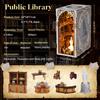 MiniCity DIY BookNook Kit Dollhouse Kit Miniature House Kit BookNook Suitable for and Birthday Collectible with LED Light - - - - Beginners,