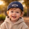 Baumwoll-Denim Baby Krempenlose Mütze Verstellbare Fischerhut Hohe Qualität Kinder Melonenmütze Sommer
