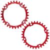 104BCD Single Speed Chainring Aluminum Alloy 30T Chainring Crank Accessories for Mountain BikeRed