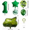 Military Tank Camouflage Themed Aluminum Film Balloon Set Camping Children'S Birthday Party Arrangement Decorative Balloons