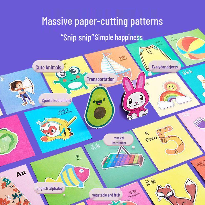 Kids' Origami and Craft Paper Set for Beginners - DIY Cardstock for Elementary and Kindergarten Creativity