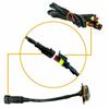 Universal Automotive Front Grill Lights Yellow Amber Lens Design Energy Efficient 12V Daytime Running Grill Light