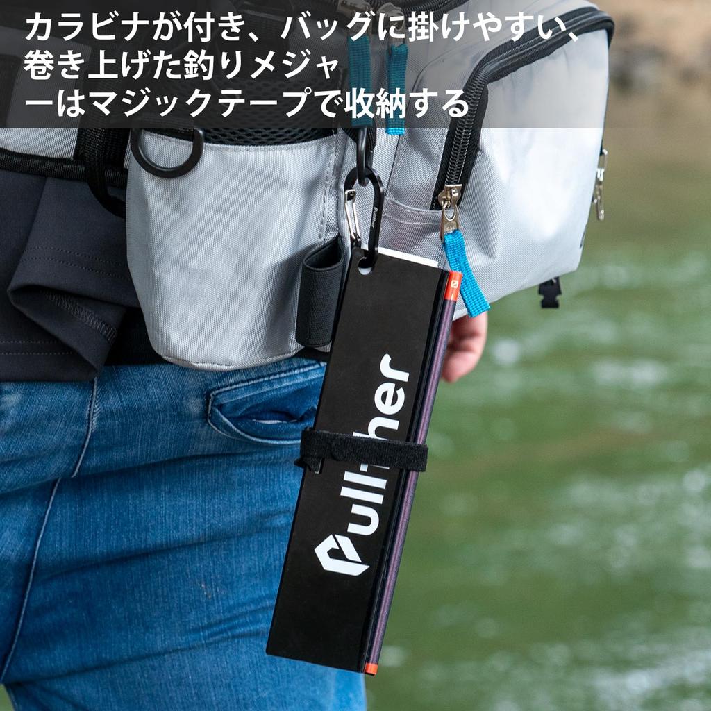 Pullther Fishing Measure Ruler Wide Fish Measuring Measure Waterproof Wear Resistant Hanging Type Total Length 135cm Measures Width up to 20cm