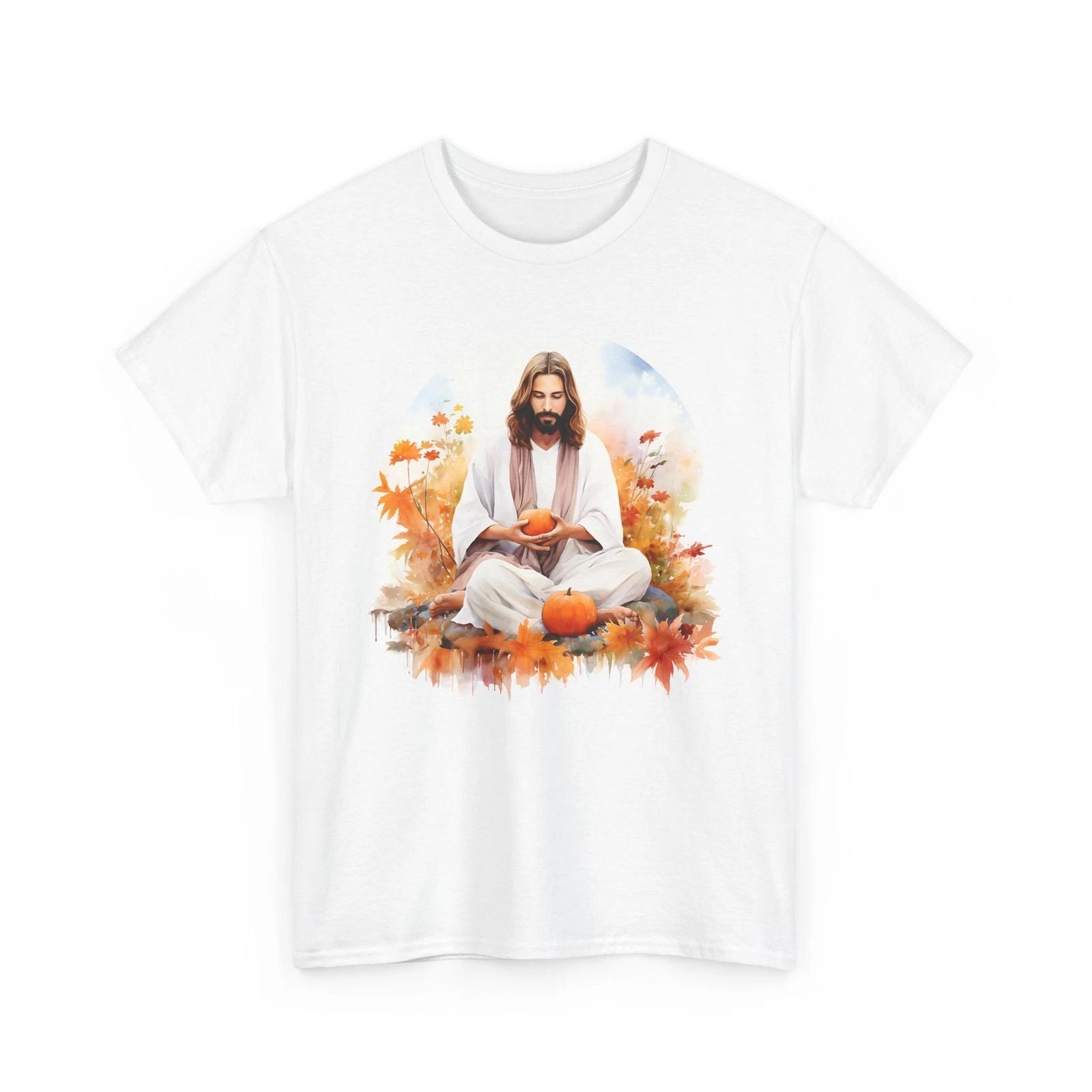 Fall Aesthetic Shirt | Autumn Leaves Pumpkin Shirt | Fall For Jesus Christ Shirt XL