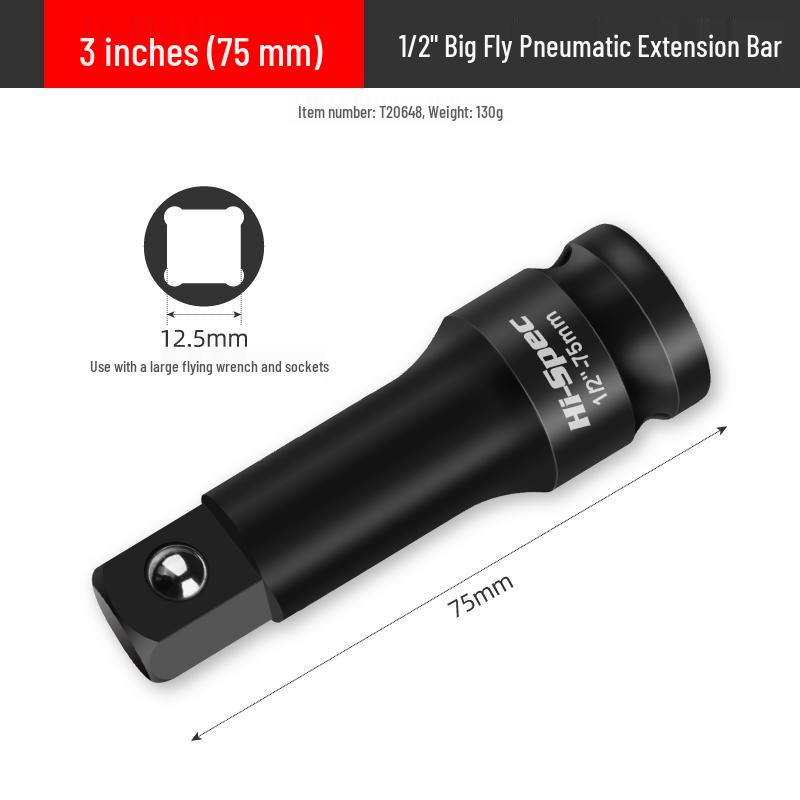 Xi Mengdafei 1/2" Socket Extension Adapter - Multifunctional Electric & Pneumatic Tool