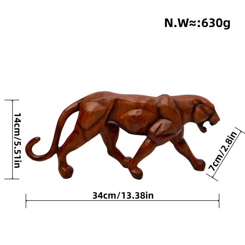 Leopard Resin Ornament for Home Decor & Gift