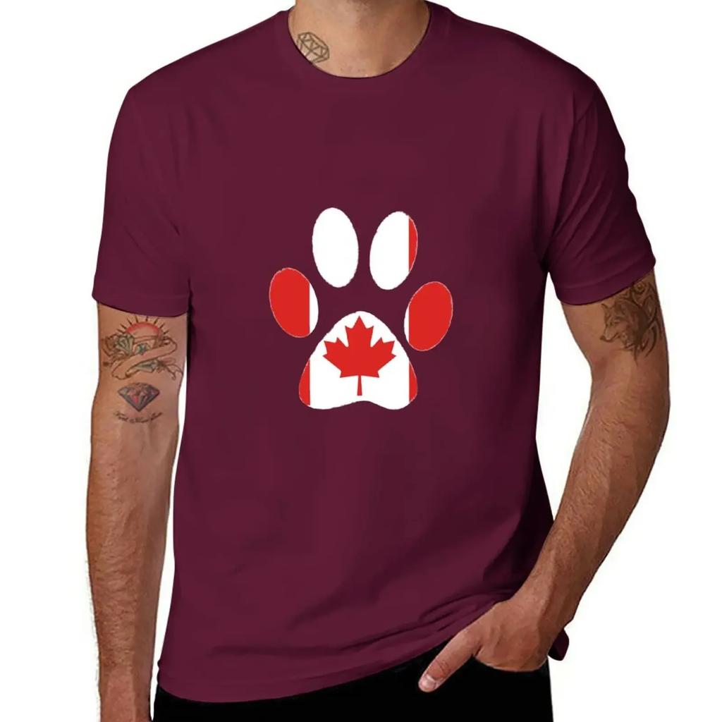 T-Shirt vintage clothes black Canadian Cat/ T-Shirt hippie clothes t shirt man summer top clothes