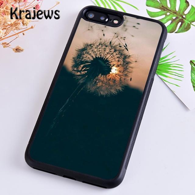 Krajews Dandelion Flower Flying Phone Case Cover For iPhone 17 Air 16 15 14 plus 11 12 13 pro max Plus coque Fundas