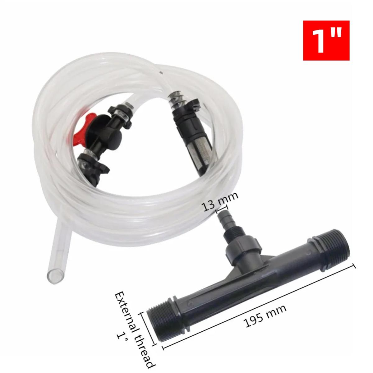 

1 and 1.5 Male Thread Venturi Fertilizer Kit Garden Agriculture Drip Irrigation System Fertilizer & Chemical Injectors 1 Set