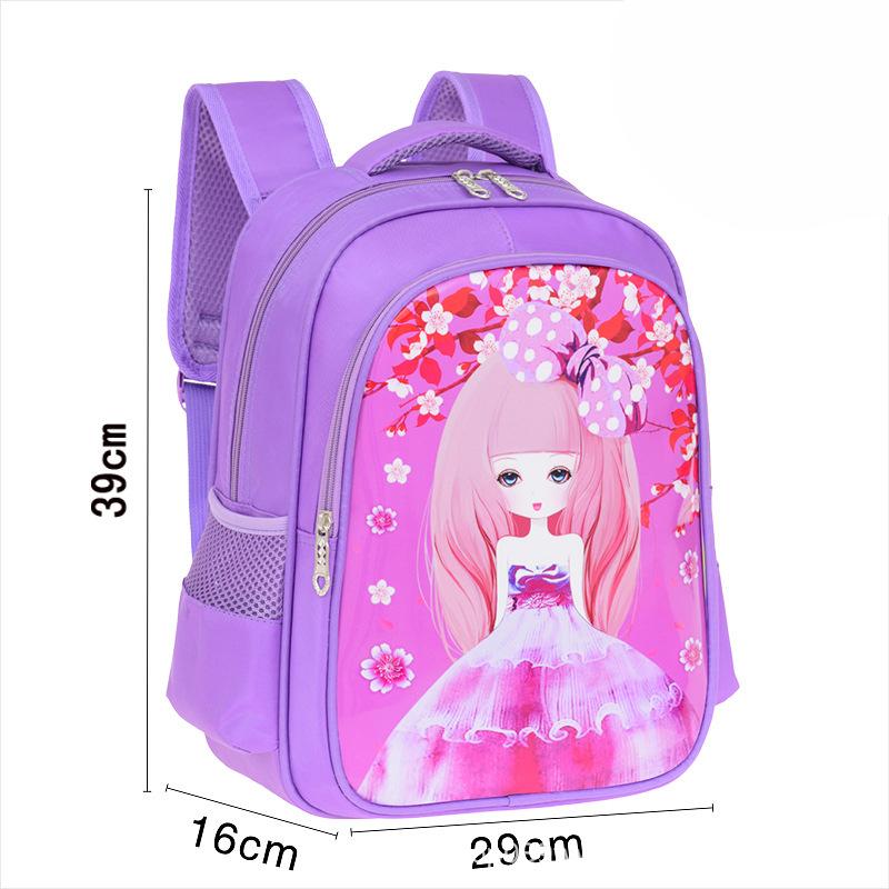 New Cartoon Cute School Backpacks For First And Second Grade Primary School Students Girls' Children'S Double Shoulder Backpacks