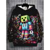 Children's Clothing, Boys' Hoodies, Long Sleeved Fashionable Printed Spring and Autumn Pullovers