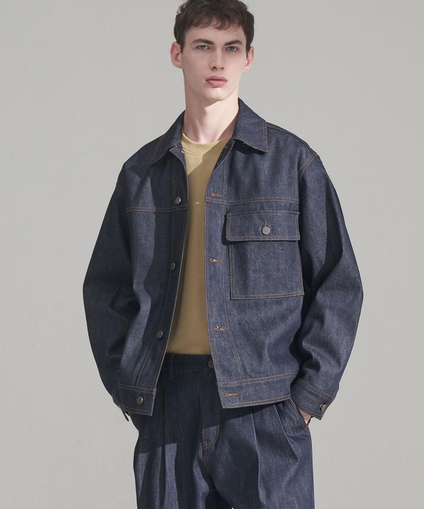 Wmc Rd Trucker Jacket_Indigo
