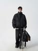 Men's American-Style Winter Warm Cotton Jacket, Loose Fit, Short PU Leather, Padded, Niche Design.