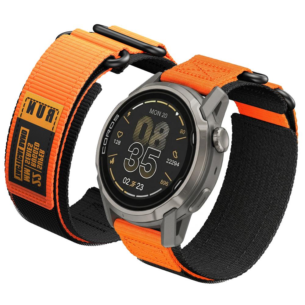Cinturino per Orologio in Nylon con Velcro da 22mm Per COROS APEX 4 42mm Cinturino di Ricambio Sportivo Per COROS PACE Pro / 4 3