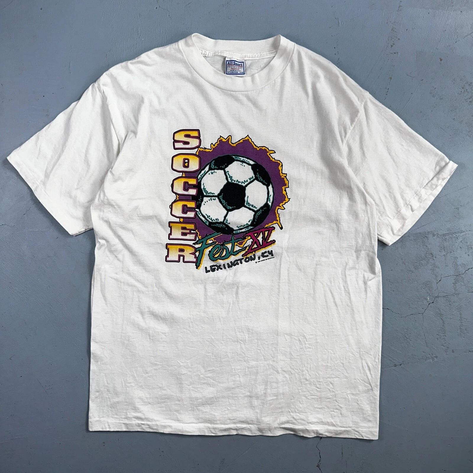 Soccer Fest Lexington Kentucky VTG T Shirt Single Stitch All Sports 90s 1996 L