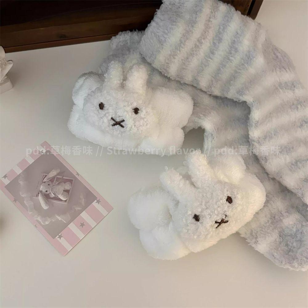 Kawaii Miffy Wrist Waterproof Sleeve Protector Cute Headband Magic Elastic Elastic Cuff Absorbent Quick-drying Christmas Gift