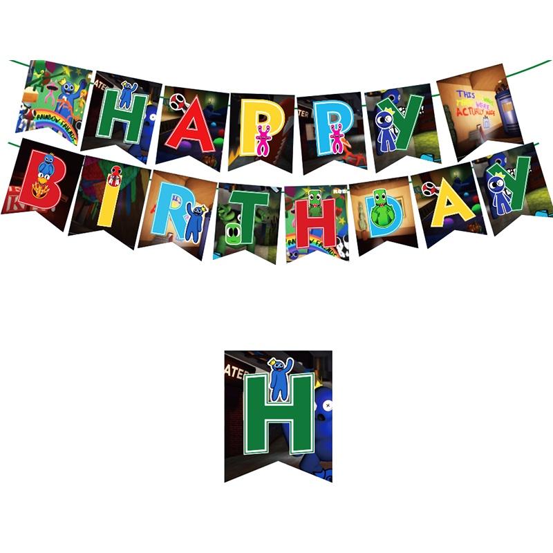 Çocuklar İçin Muhteşem Bir Doğum Günü Kutlaması İçin Roblox Rainbow Friends Parti Malzemeleri