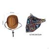 Cowboy Hat And Bandana Set for Pets, Halloween Costume Dogs Cats