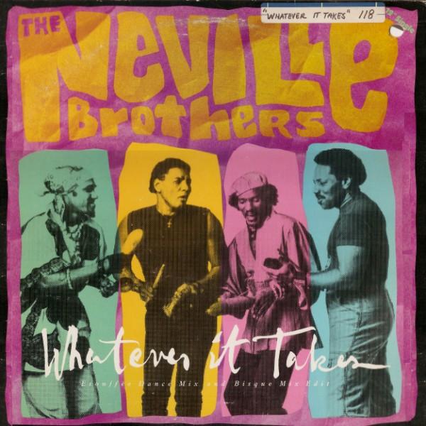 LP Record NEVILLE BROTHERS  Whatever It Takes V19237 EMI America 1987 US SoulFunk Used