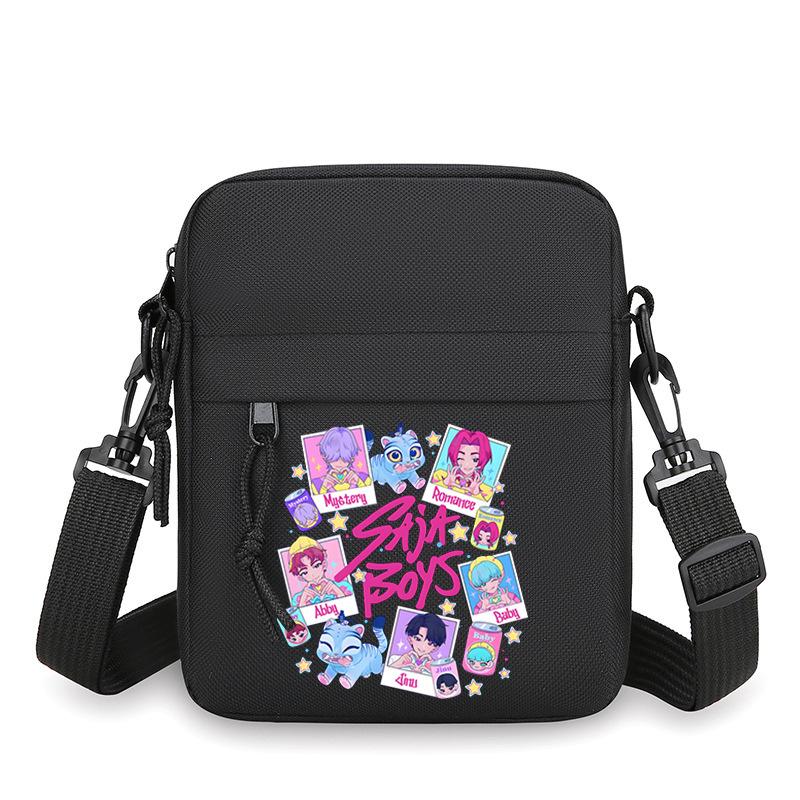 Animation Cartoon Shoulder Bag, Lightweight And Versatile Mobile Phone Bag, Simple Travel Messenger Bag