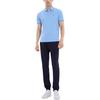 FILA WHITE Polo Shirt Men's Light Bright Blue F51M523102F-LB