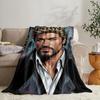 G-George Michaels Throw Soft Flannel Throw Summer Blanket Lightweight Cozy Nap Blanket for Sofa Bed Travel