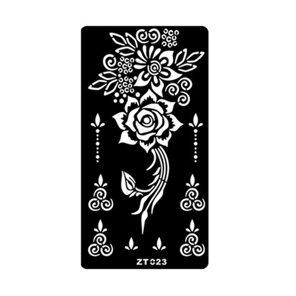 

Ethnic Style Flower Tattoo Stickers Personalized Arm Foot Tattoos Leg Arm Hand Foot Style-22