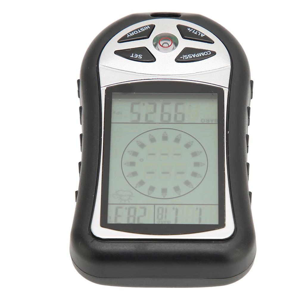 Digital Compass 8 in 1 Multi Functional Outdoor Compass Altimeter Barometer Calendar Thermometer for