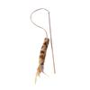 Cat Furry Toy Wands Toy with Furry LeopardPrint Lovely Teasers for Kitten or Cats Plaything Gift for Indoor Cat