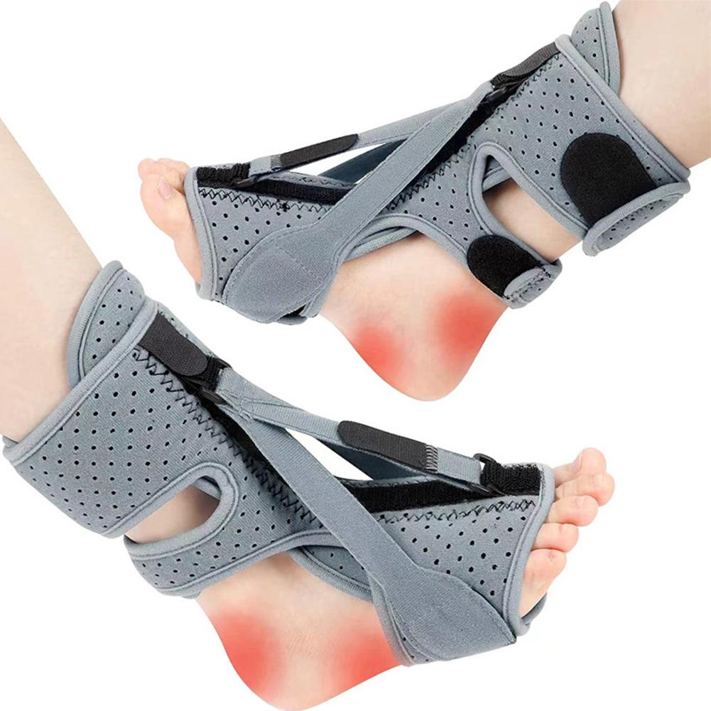 Foot Drop Orthotic Brace Adjustable Elastic Night Splint with Arch Support for Plantar Fasciitis/Heel/Ankle/Arch Foot Pain