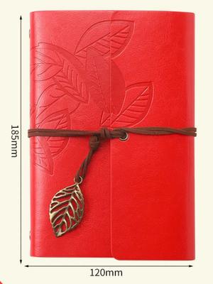 A6 Writing Journals Notebooks Vintage Refillable PU Leather Notebook Personal Travel Diary Gifts for Women Men Girl Boy