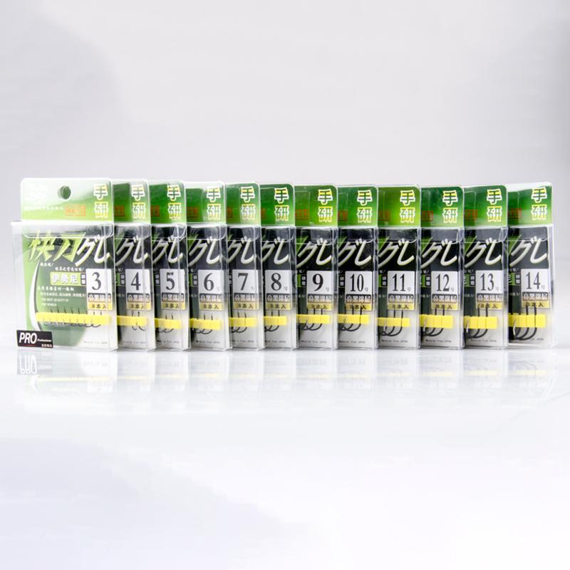 8pcs Sets Fishing Hooks with Barbed Fishing Hooks High-strength Tungsten Steel Hooks Fishing Gear