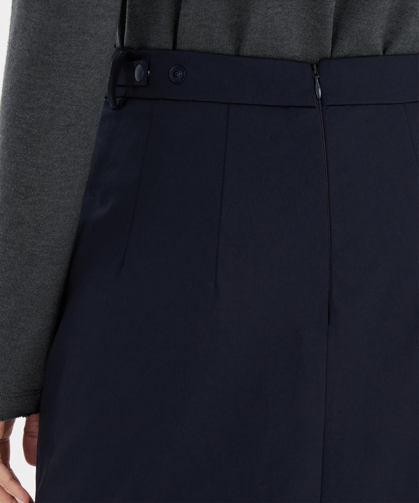 YOUTH Front-Slit Skirt - Navy