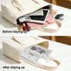 6/12 PCS See-Through Mesh Zipper Pouch Durable Nylon Mini Bag for Travel Makeup Cables Purse Organizer Insert for Toiletries