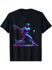 Baseball Player Drip T-Shirt for Men Women, Unsex Trendy Tops Crew Neck Tee, Comfort Street Style Tee, Must-have Fashion