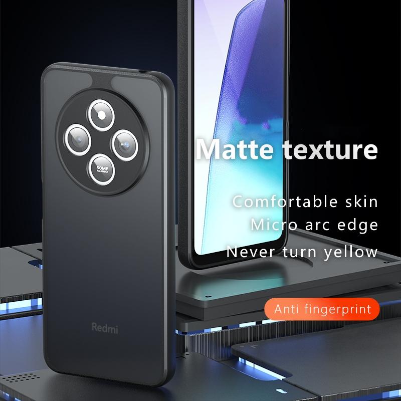 For Xiaomi Redmi A4 Case Cover Redmi A4 Capas New Shockproof Phone Bumper Back Matte Frosted Transparent For Fundas Redmi A4 A 4